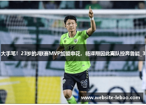 大手笔！23岁的J联赛MVP加盟申花，杨泽翔因此离队投奔鲁能_3